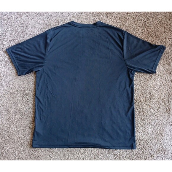 Reebok T-Shirt Men's XXL Dry Fit Black Short Sleeve - Picture 4 of 6